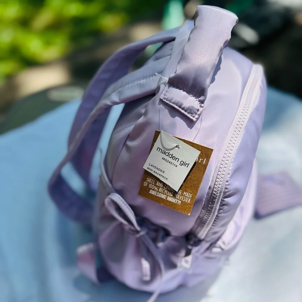 Madden Girl Lavender Kids Backpack
